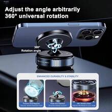 Vacuum Suction Cup Phone Holder, Strong Magnetic Car Mount Holder, Suitable For Car Dashboard, Screen, Wall, Glass In Multiple Scenarios Compatible With IPhone, Android Phone, Gift For Birthday, Family, Friends For Summer Gifts Birthday Driving Car Accessories Car Phone Holder Strong Load-Bearing - 360-degree Rotating Model - View 8