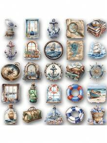 SCXXBSW 50 ملصق شفاف مسلي للملاحة مناسب لأغراض مثل الكتيبات وأغلفة الهواتف والأجهزة المحمولة والحقائب والثلاجات وغيرها