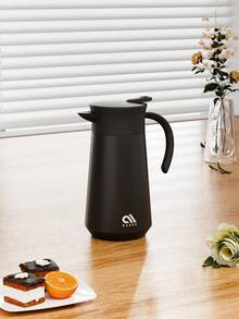 Meoky 27oz Mocha Coffee Pot, Stainless Steel Vacuum Insulated Pot, Suitable For Coffee, Hot Water, Tea, Hot Drinks - Black - View 6