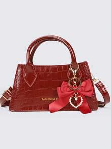 Women's Crossbody Bags, Shoulder Bags, Classic Handbags, Cute Women's Handbags/Shoulder Bags And Stylish Bow Charm Designs. - Multicolor - View 9