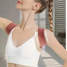 Breathable Back Support Strap, Elegant Solid Color, Ideal Back Tool, Invisible Bra Strap, Unisex - Multicolor - View 8