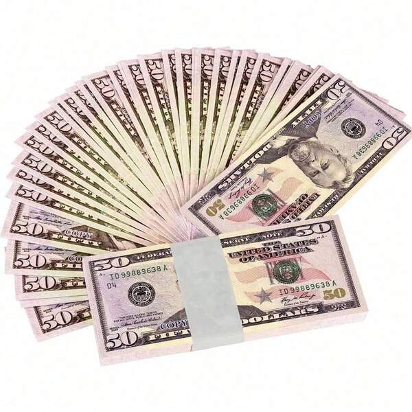 20PCS 3*1.2cm Mini $50 Props,100PCS 11.6*4.8cm Small Size 100 Dollar Prop Paper,100PCS Regular Size 1$,2$,5$ Simulated Dollar Prop Paper, Prank Props, Magic Movie Prop Paper, Collectible Commemorative Display Prop Paper, Birthday Holiday Gifts, Halloween, Christmas Dollar Prop Gifts, Dollar Prop Decoration,