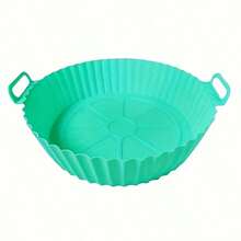 1 Silicone Air Fryer Tray Pad&Baking Pad - Non Stick 3D Circular Design, Resistant To High Temperatures Up To 356 ° F, Evenly Distributed Heat Suitable For Air Fryers And Ovens, Silicone (Color Random), Air Fryer Accessories, Oven Kitchen Tools - Multicolor - View 11