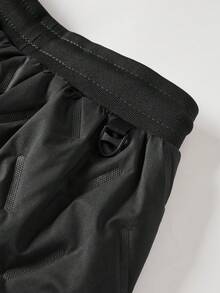 Women's Thermal Lined Straight Leg Sweatpants, Warm And Comfortable For Autumn/Winter - Black - View 9