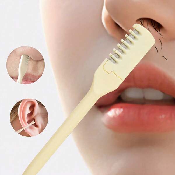 4pcs Nose Hair Remover, Easy To Clean, Tail Removes Ears, Two-In-One Remover: 360-Degree Rotating Nose Hair Trimmer For Men And Women, A Must-Have For Personal Care 3/2/1pc
