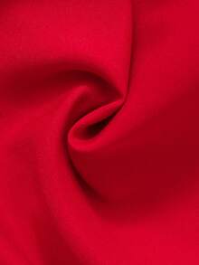 2件套少女法式时尚套装，上衣搭配西装裤，百搭 - 紅色 - 查看 9