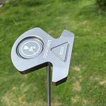 1pc Lashonda Golf Putter, Mallet Putter, Oversized Head, Zero Torque, High Stability Golf Club, Black, Grey - Grey - View 2