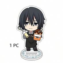 1PC The Fragrant Flower Blooms With Dignity 10CM Acrylic Chibi Keychain Figures Rintaro Kaoruko Waguri Cosplay Model Desk Decor Gift - Multicolor - View 26