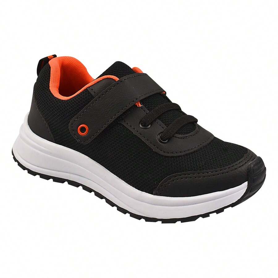 Boys' Sneakers, Casual Sneakers For Boys, Jogging, School, Comfortable. - màu đen - Xem 1