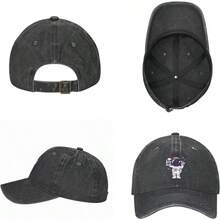 You Can Never Have Too Many Guitars Baseball Cap Golf Dad Hat Adjustable Original Classic Low Profile Cotton Hat Men Women - AstronautRockMusicBlack36 - View 6