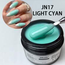 Jillnails 100克/50克 美甲延长胶 自流平延长胶 闪光亮片霓虹自然妆效 乳白色粉色美甲延长塑形 自流平中性胶 需使用UV/LED灯固化 - 彩色 - 查看 40