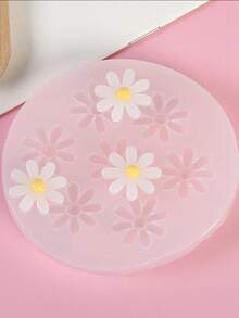 Molde de silicona con diseño de margarita para hacer difusor de fragancia para coche DIY - Blanco - Ver 2