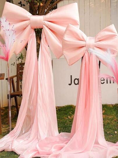 Große rote Schleife, Weihnachts-Feiertags-Dekoration, Laden-Dekorations-Schleife, Hochzeitsdekoration zum Aufhängen, Outdoor-Dekoration