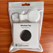 Localizador de dispositivo anti-perda inteligente GPS, rastreamento em tempo real, sem necessidade de instalação, adequado para animais de estimação, bolsas, malas, bicicletas, carros, compatível com o sistema iOS para encontrar meu aplicativo, anti-perda sem preocupações (somente iOS)