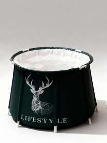 1pc Portable Foldable Bathtub For Adults, Ice Bath Hot & Cold Soaking Tub, Outdoor Indoor Spa Tub, Freestanding Soaking Tub With Temperature Retention, Shower Tub Bathroom Bathroom Accessories Bathroom Tools