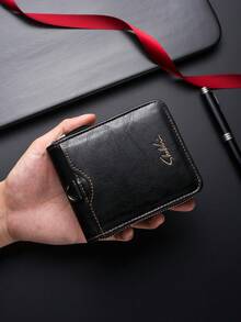 New Men's Short Wallet, Multi-Card Slots Bifold Coin Purse, Minimalist Fashion Wallet Card Holder - Multicolor - View 12