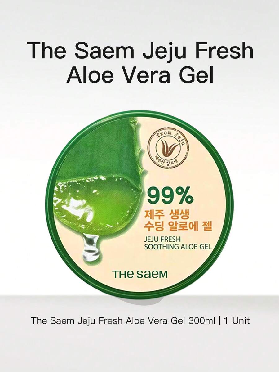 the SAEM Dexi芦荟凝胶保湿睡眠面膜，男女皆宜，天然库拉索油 - 300毫升 - 查看 1