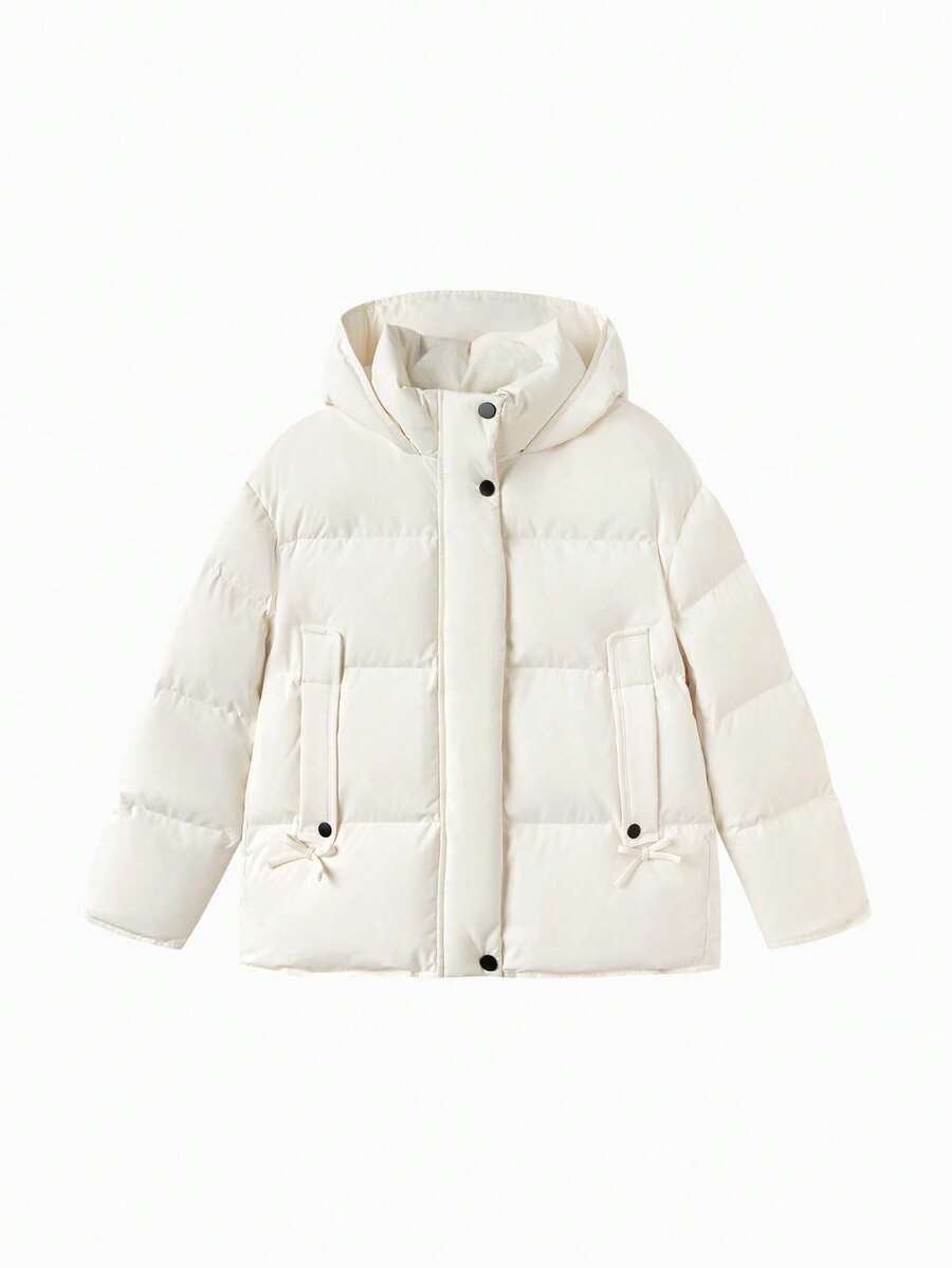 Balabala Tween Girl Girls Down Jacket, Winter 2025 Windproof & - Milky White - View 1