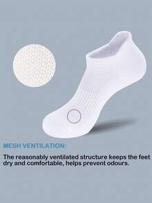 3 pares de calcetines acolchados de algodón para senderismo/running - Multicolor - Ver 3