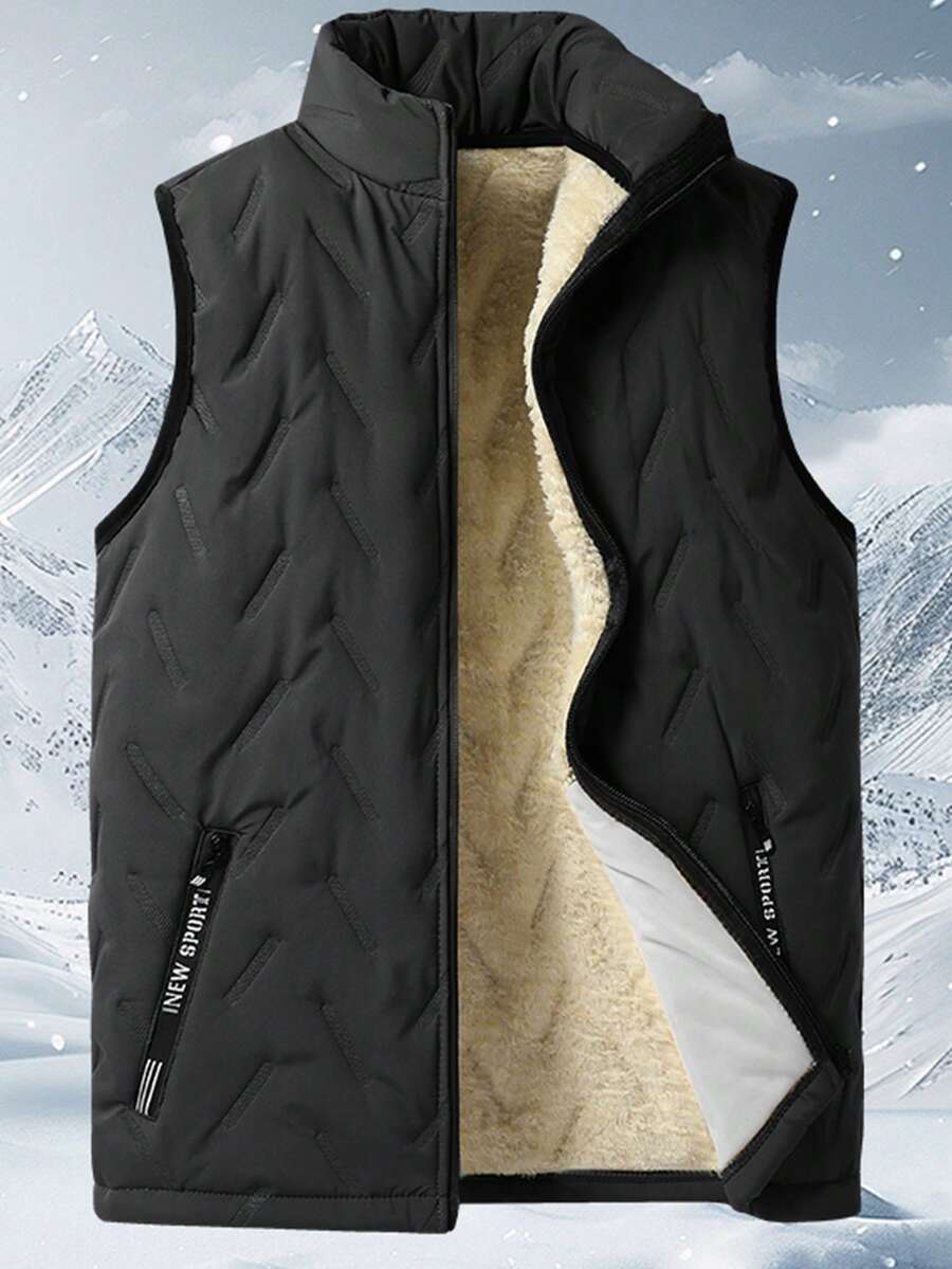 Ladies Keep Warm Vest, Fleece Vest, Warm And Fashionable, Suitable For Outdoor Sports, Running, Basketball, Fishing, Travel Wear, Is A Must-Have Clothing For Woman,Winter