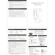 便携式暖奶器，2000mAh USB充电婴儿暖奶器，7.4V 2A 18W 保温，便携式婴儿哺乳工具，温控袋，适合新生儿喂养，春夏精选，伴娘礼物，房间装饰，卧室装饰，海滩，旅行，男士适用，女士适用，度假 - 白色 - 查看 8