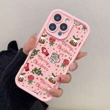 Fundas con diseño de guantes de copos de nieve y dulces. Compatibles con phone 17/17 Pro/17 Pro Max/16 Pro/16 Pro Max/16 Plus/15 Pro/15 Pro Max/15 Plus/14 Pro/14 Pro Max/14 Plus/13 Pro/13 Pro Max/12 Pro/12 Pro Max ... 11/11 / Pro / 11 Promax y Galaxy 22/23/24/25, Año Nuevo, Amor, Familia y Amigos - Rosa - Ver 4