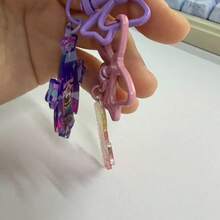 2个卡通动漫风格钥匙扣，渐变2D亚克力饰品，动漫迷纪念品 - 彩色 - 查看 6