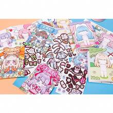 Dress Up Party Toys Beautiful Princess Makeup Stickers Cartoon Character Makeover Party Show Stickers - Multicolor - View 2
