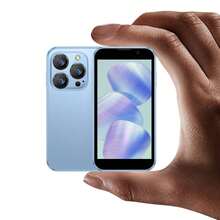 SOYES Regalo Sorpresa de Navidad, Mini Smartphone 3G Desbloqueado Teléfono Mini Teléfono Inteligente para Niños Pantalla Táctil HD de 3.0'' El Teléfono Más Pequeño del Mundo Batería de 1000mAh Dual SIM Slots Face ID Teléfono de Bolsillo para Niños 2GB+16GB Mejor Teléfono de Respaldo - Rosa - Ver 8