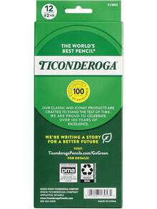 Wood-Cased Pencils, Unsharpened, # 2 HB Soft, Black, 12 Count