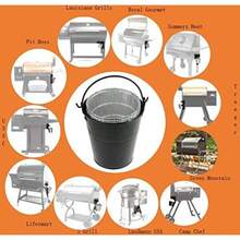 Drip Grease Bucket And 12Pack Liners For Traeger 20/22/34 Series Pit Boss Etc Pellet Grill Smoker Black 12 - 黑色 - 查看 7