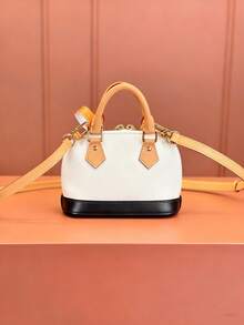 2026 New Versatile Retro Shell Bag Shoulder Crossbody Bag - trắng - Xem 5