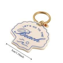 Retro Rope Woven Bag Pendent Temperament Geometric Acrylic Charms DIY Necklace Keychain Accessories Backpack Mobile Phone Pendant - Multicolor - View 10