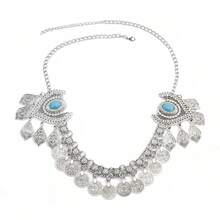 1pc Vintage Silver Coin Tassel Headchain, Simple Metal Hair Accessory Suitable For Women's Daily Wear - 1171 Silver - View 13