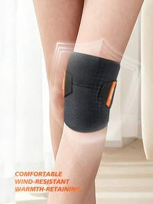 GOUNOD 1件装冬季保暖护膝，采用交叉魔术贴闭合设计，男女通用，室内保暖，户外徒步和骑行运动适用，多种场景均可使用。