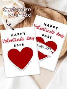 1/3 cái Tùy chỉnh Thẻ cào Valentine, Thẻ tiết lộ, Thẻ cào Ngày lễ tình nhân bẩn, Thẻ cào Valentine, Thẻ cào Ngày lễ tình nhân tùy chỉnh, Thẻ cào Chồng bạn trai, Cung cấp Quà tặng Giáng sinh độc đáo cho các cặp đôi, bạn gái, bạn trai, gia đình và bạn bè vào năm 2025. Quà tặng cho đám cưới và những dịp lãng mạn được cá nhân hóa - Nhiều màu - Xem 6