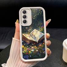 Funda de Teléfono de Silicona TPU Antigolpes con Diseño de Fantasía Floral para Samsung Galaxy S23 Ultra/S24/S25/S22+/S20 FE Pro Plus 5G - Impresión UV Protección Antigolpes, Cubierta de Lente de Cámara, Funda Protectora Portátil, Funda de Teléfono de Diseñador, Funda de Teléfono de Titanio, Funda de Teléfono de Felpa, Funda de Teléfono Brillante, Funda de Smartphone, Material Flexible, Cubierta Protectora de Moda, Seguidor de , Entusiasta de la Moda - Colores mixtos - Ver 5
