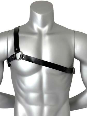 男士PU皮革吊带背带 时尚男士吊带腰带 狂欢派对服装吊带 男士性感配饰