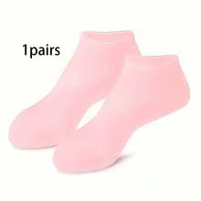 2pcs Silicone Moisturizing Foot Socks, High Elasticity Compression Socks For Cracked Feet, Foot Care Socks, Massage Moisturizing Gel Socks, Pedicure Socks Tool, Suitable For Men And Women With Dry Skin, Dry Feet, Rough Skin, Home Foot Care, Use With Your Favorite Lotions And Creams - Multicolor - View 12