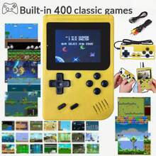 Byteuni Macaron Mini 400-In-1 Handheld Game Console, Large Screen, 1020mAh High Capacity, Classic Retro Games, Plug And Play, Portable Gaming Device, Retro Game Console, 1 Unit (1 Player/2 Players) - Multicolor - View 21
