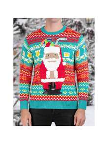 Men Sports Sweaters - Light Green - View 3