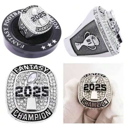 2025 Fantasy Championship Ring Trophy Award Fantasy League Ganador
