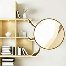 1 Roll 10m/393.7in Realistic Wood Grain Pattern Self-Adhesive Decorative Tape, Natural Wood Texture Sticker, Suitable For Cabinets, Furniture, Frames - Covers Edges, Seams, Gaps - Easy To Use