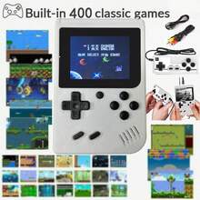 Byteuni Macaron Mini 400-In-1 Handheld Game Console, Large Screen, 1020mAh High Capacity, Classic Retro Games, Plug And Play, Portable Gaming Device, Retro Game Console, 1 Unit (1 Player/2 Players) - Multicolor - View 30