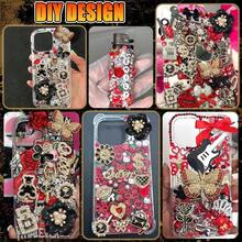 Junk Case Charms Red Black Bow Flower Charm Phone Cases 3D Gold Junk Case Kit Elegant Heart Bear Big Charms Customizing Accessories - 最初的 - 查看 8