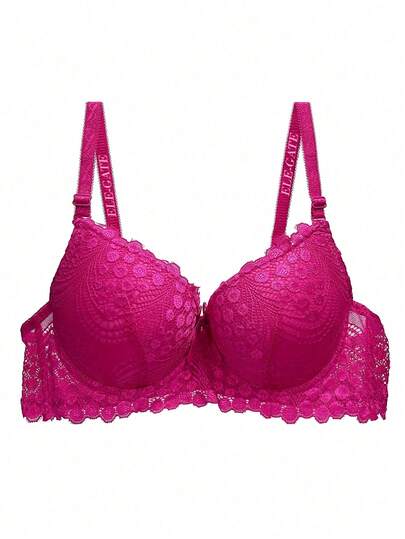 Brasier Sujetador ROP.39 Diseño de Encaje Floral efecto push-up ELE-GATE