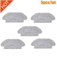 ملحقات مكنسة كهربائية متوافقة مع مكنسة Robot Vacuum P STYJ02YM وConga 3490 ، بما في ذلك فلتر HEPA، فرشاة، ممسحة، خزان مياه