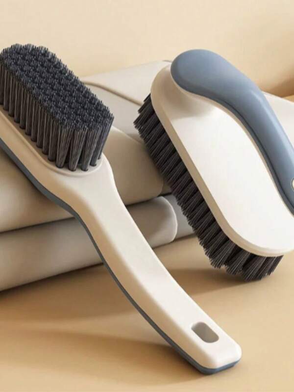 [Popular Choice] Versatile Laundry & Shoe Brush - Deep Clean, Stain Removal, , Ergonomic Design For Home & Travel, Fabric-, Easy Storage, Multi-Use, Daily Use, Long-Lasting,Stain Removal, Convenient For Cleaning Stains On Clothes