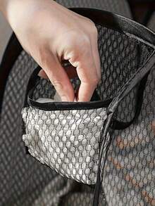 Collapsible Pop-Up Laundry Hamper With Sturdy Handle And Side Pockets. The Mesh Design Makes It Easy To Carry And Fold, Making It An Ideal Dirty Clothes Basket For Dorms, Laundry Rooms, And Bathrooms. Suitable For Storing Clothes, Miscellaneous Items, Dresses, Pants, Shoes, Jeans, Boots, Skirts, Etc. - Multicolor - View 3