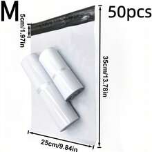 10pcs White Express Bags, Mailing Pouches - Suitable For Clothing, Personal Item Storage, Logistics, Mailing, Portable Packaging Bags, Multi-Purpose Bags, Holiday Gift Bags